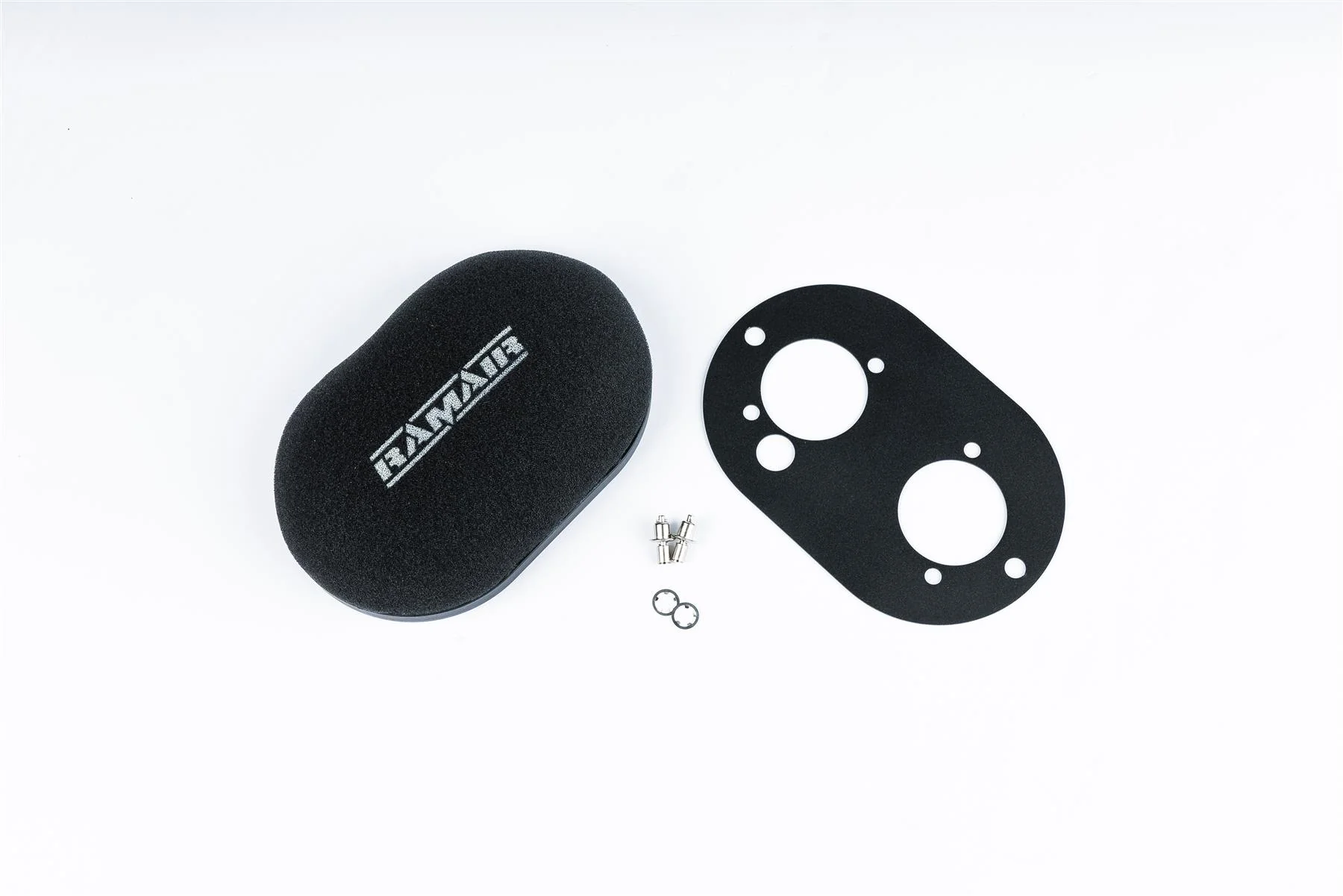 Ramair Domed Carb Air Filter & Baseplate to fit Dellorto 40 DHLA - 40mm Internal Height