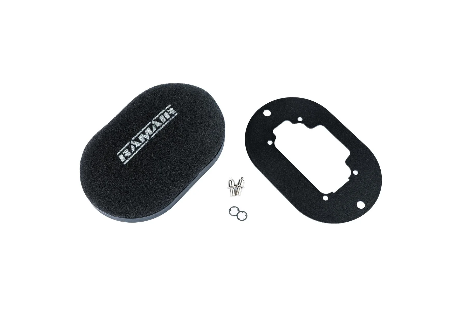 Ramair Domed Carb Air Filter & Baseplate to fit Weber 32/36 DGV/DGEV, 38 DGAS/DGMS  - 100mm Internal Height