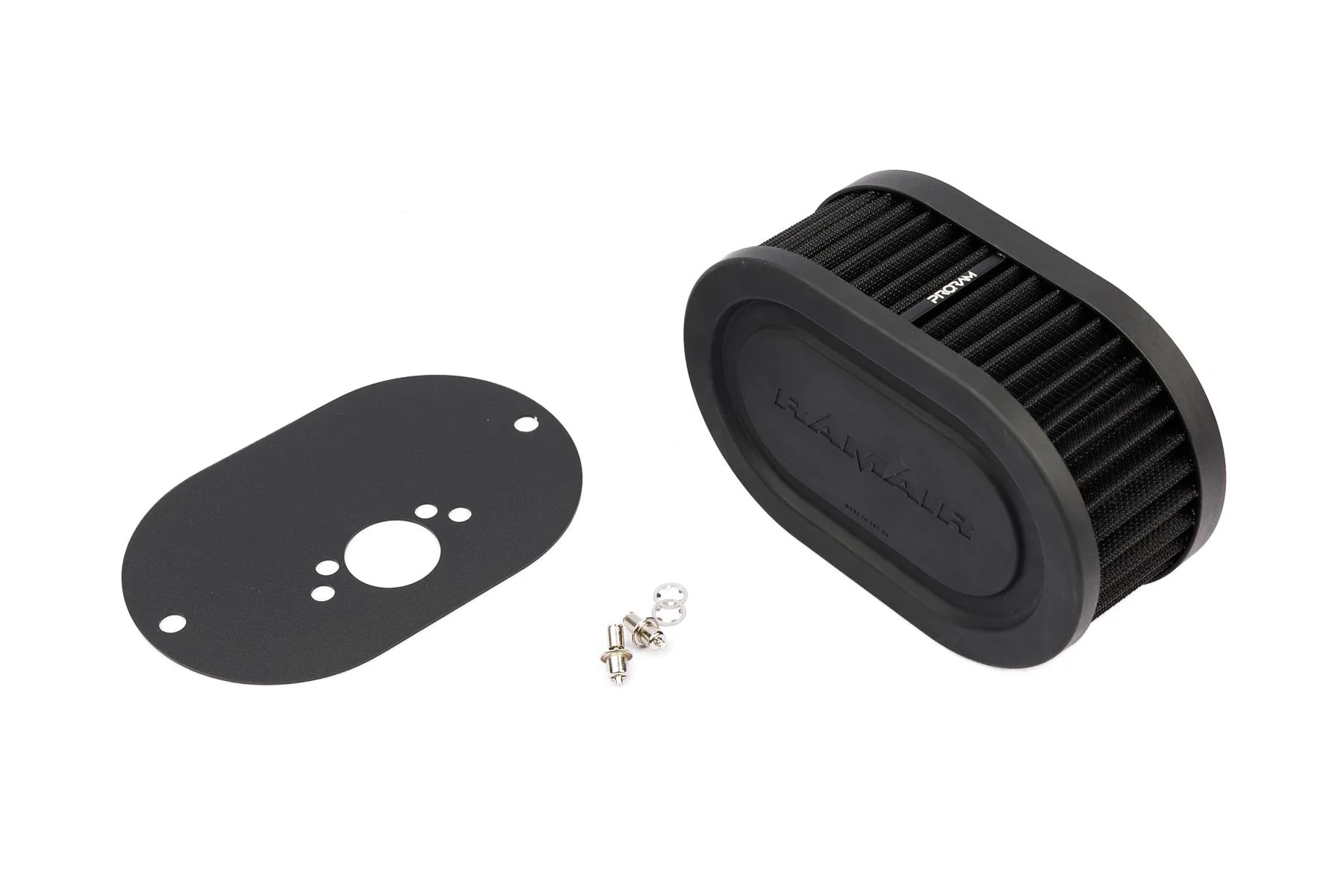 Ramair Pleated Carb Air Filter Baseplate to fit SU HS2 1.25in (32mm Mini Offset) - 65mm