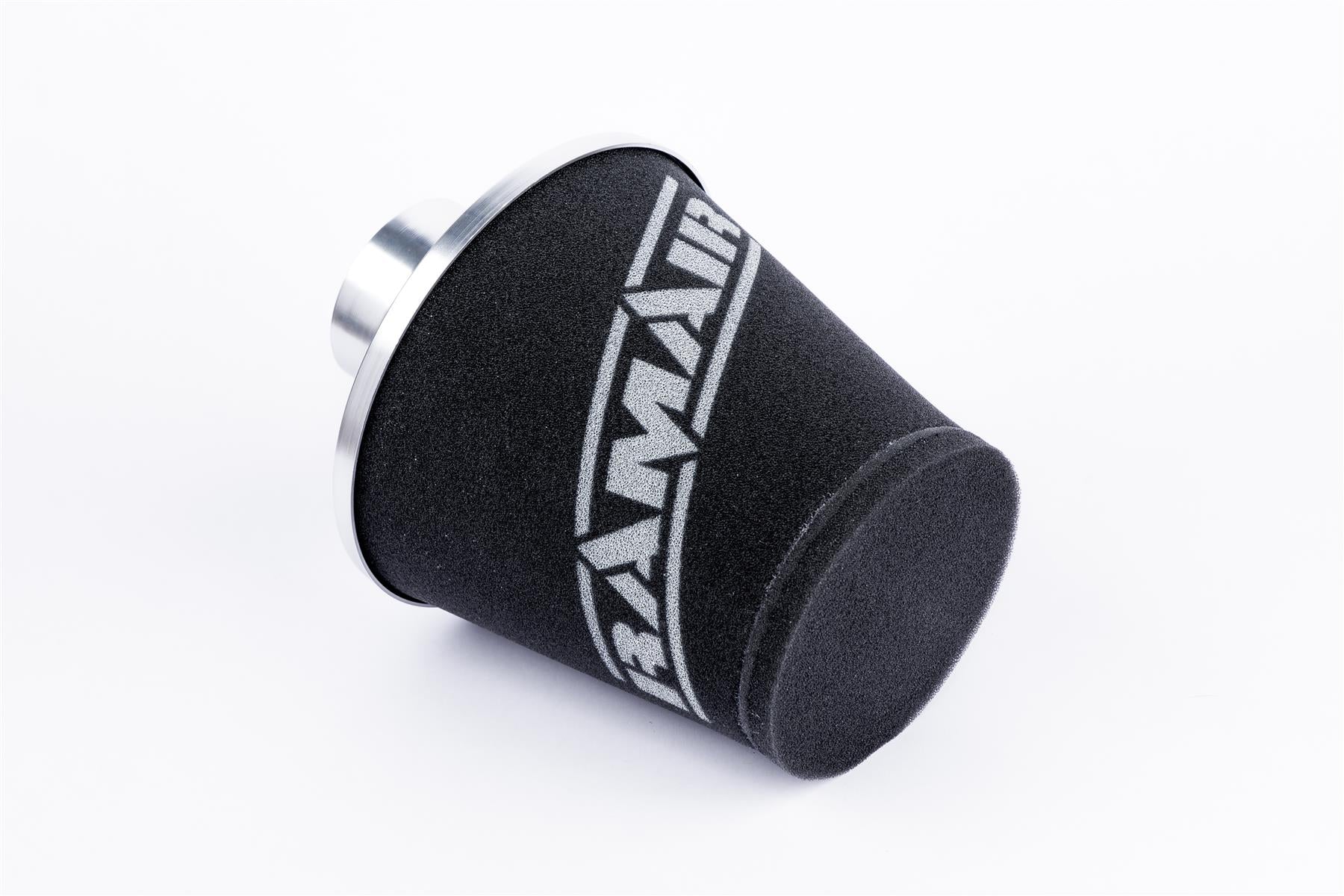 Ramair Ramair Medium Foam Filter Aluminium Base 60mm (2.3inch) OD Silver with Silicone Coupler