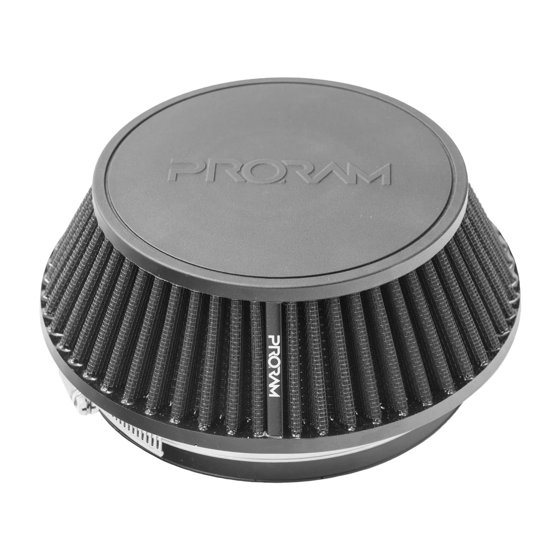 Ramair Ramair Pleated 102mm (4inch) ID Neck Small Cone Air Filter with Velocity Stack and Coupling