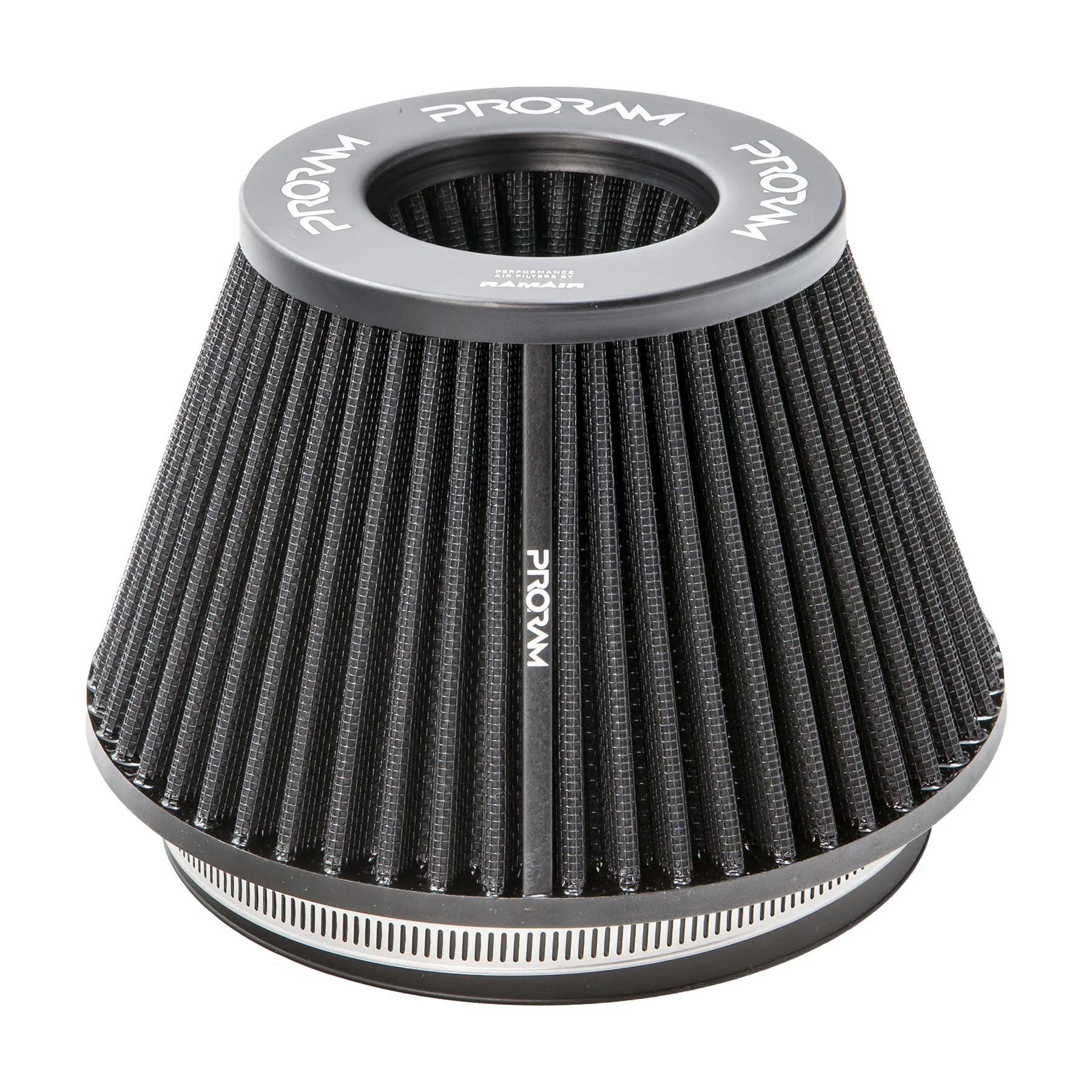 Ramair Ramair Pleated 83mm (3.25inch) OD Neck Medium Cone Air Filter with Velocity Stack