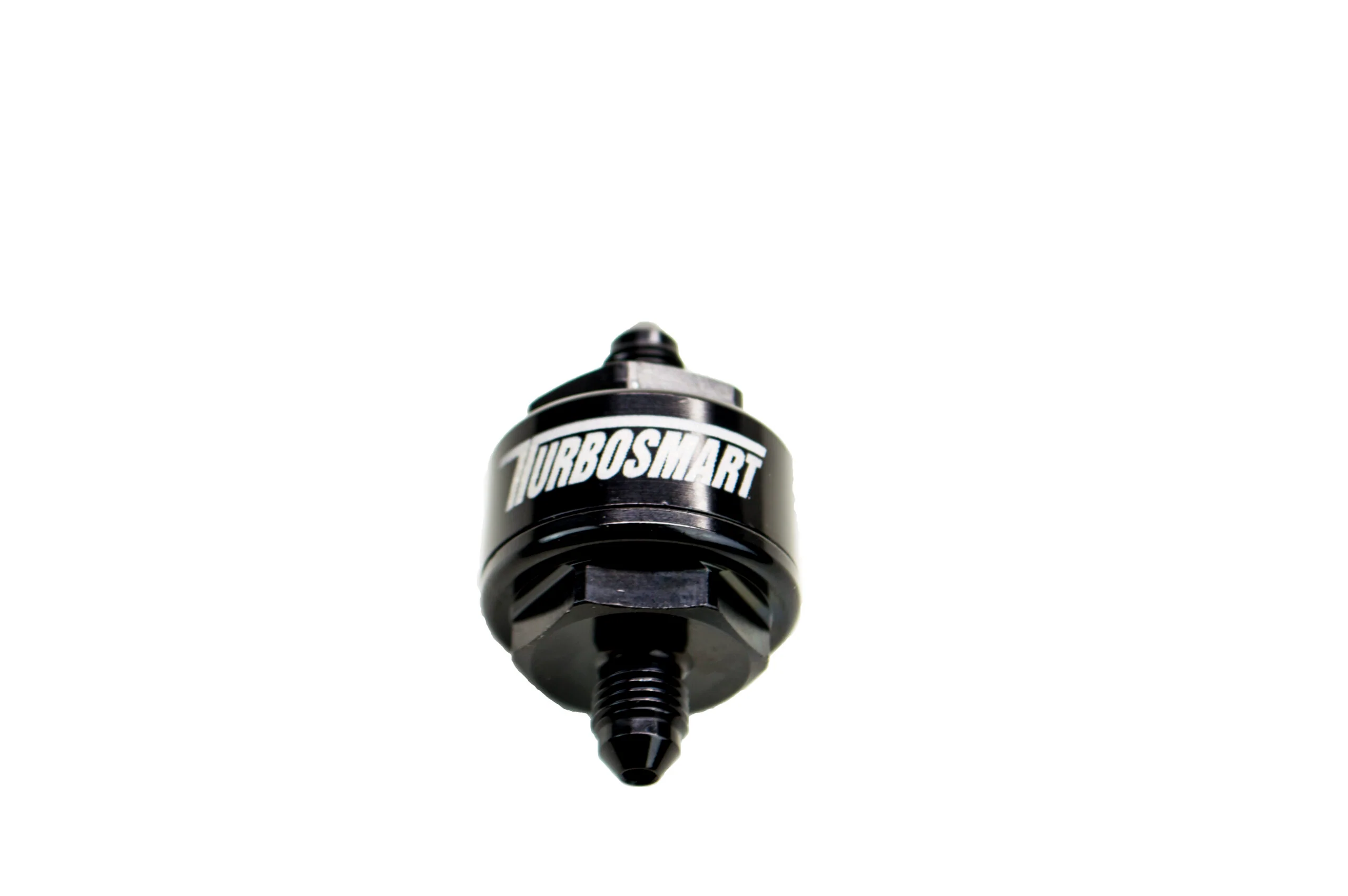 Turbosmart Billet Turbo Oil Feed Filter 44um AN-4 - Black (TS-0804-1002)