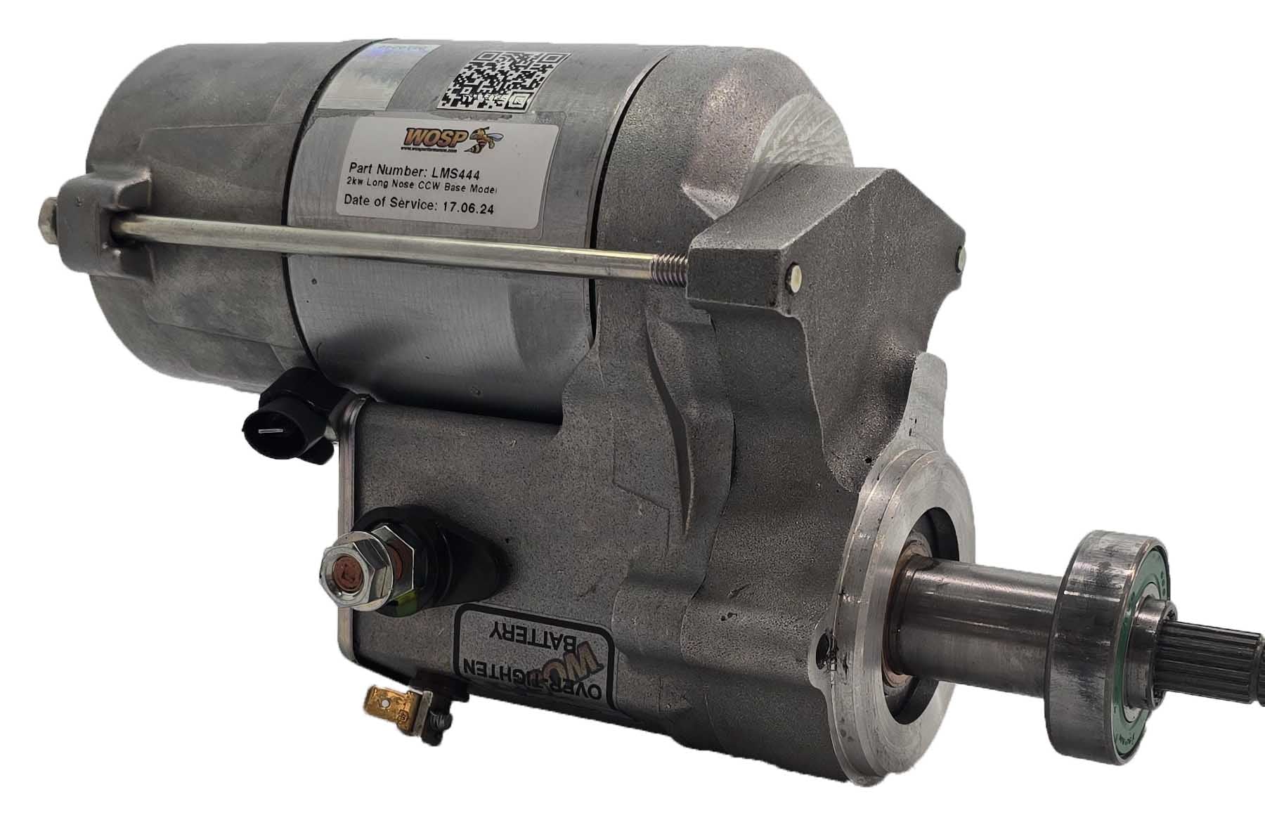 Wosp 2.0kW long drive counterclockwise base model 12V high torque starter motor (LMS444)