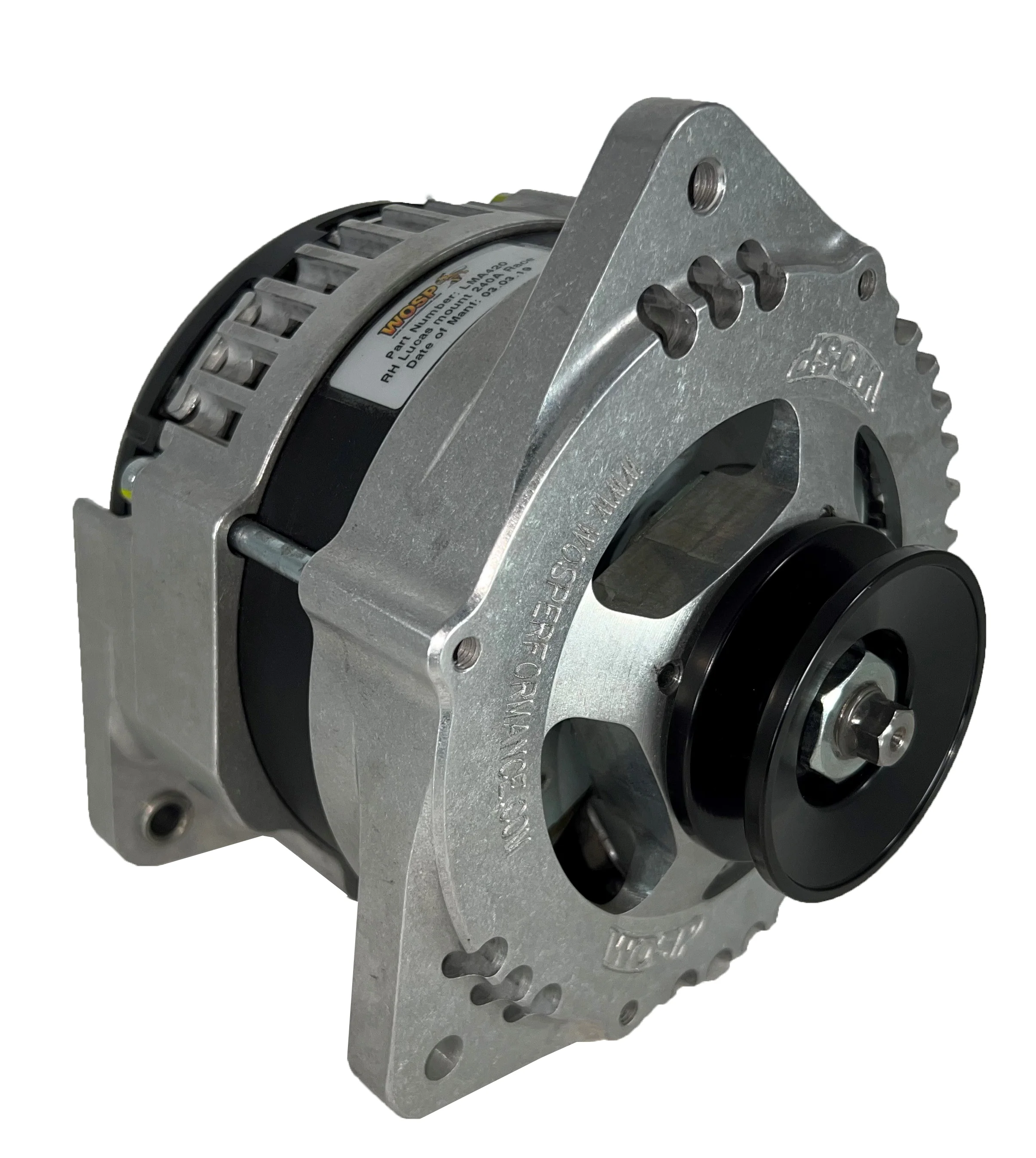 Wosp 390A Lucas type RH Mount Race Alternator (LMA420-HO)