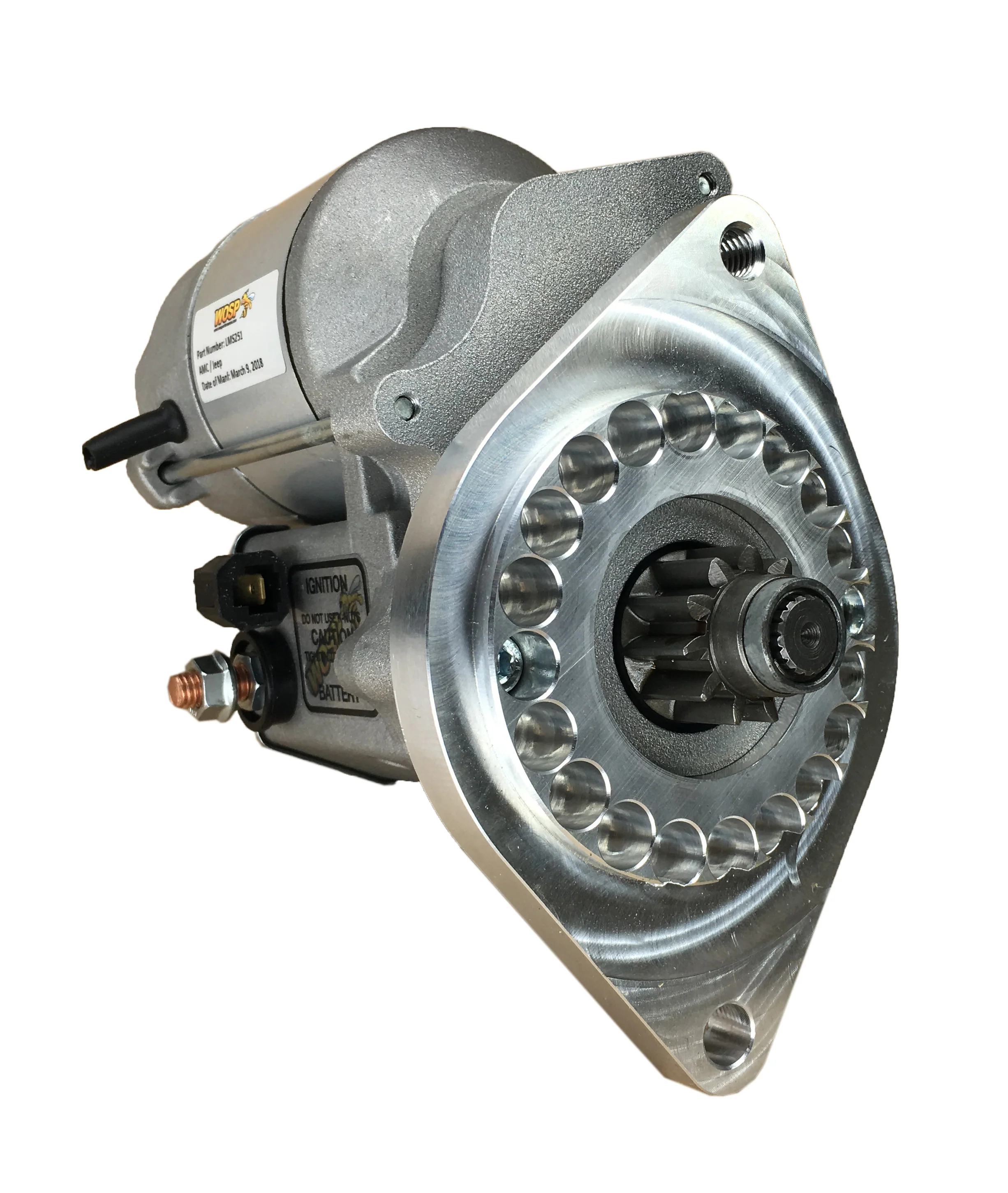 Wosp AMC & Jeep L6 & V8 'various' high torque starter motor (LMS251)