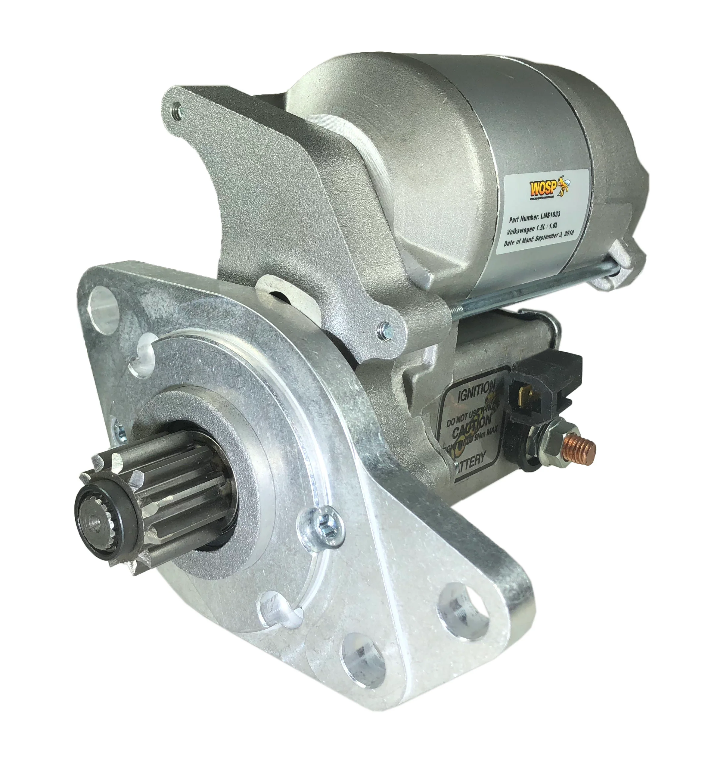 Wosp Audi / Seat / VW / Volkswagen various high torque starter motor (LMS1033)