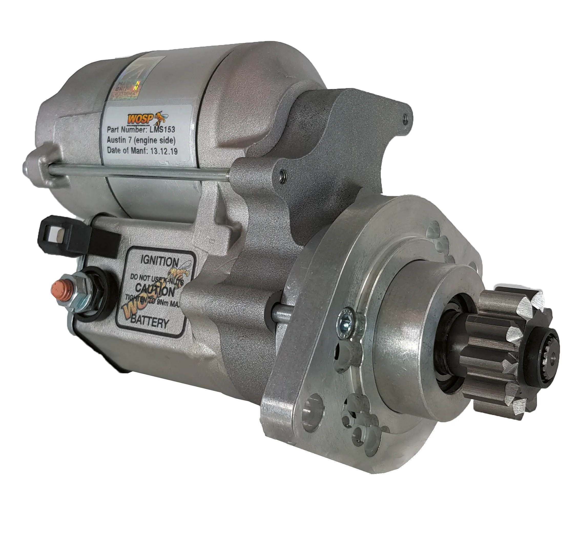 Wosp Austin 7 (Engine Side) high torque starter motor (LMS153)