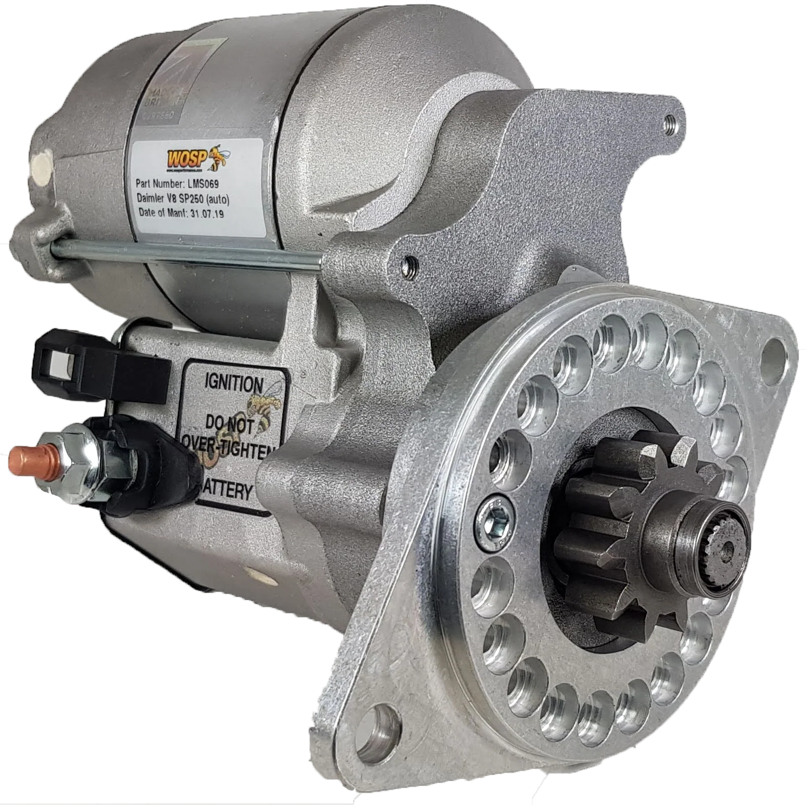 Wosp Austin / Daimler 'various' (10 tooth) high torque starter motor (LMS069-10)