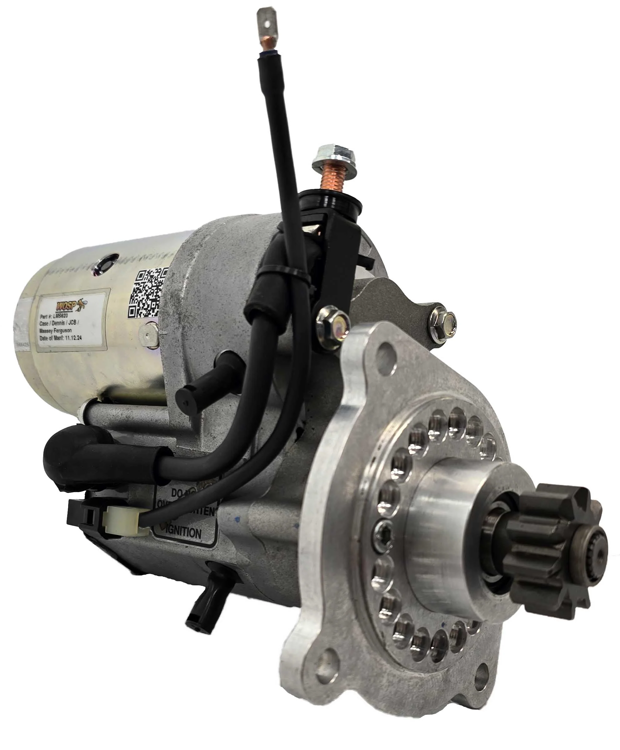 Wosp Case / Dennis / JCB / Massey Ferguson high torque starter motor (LMS623)