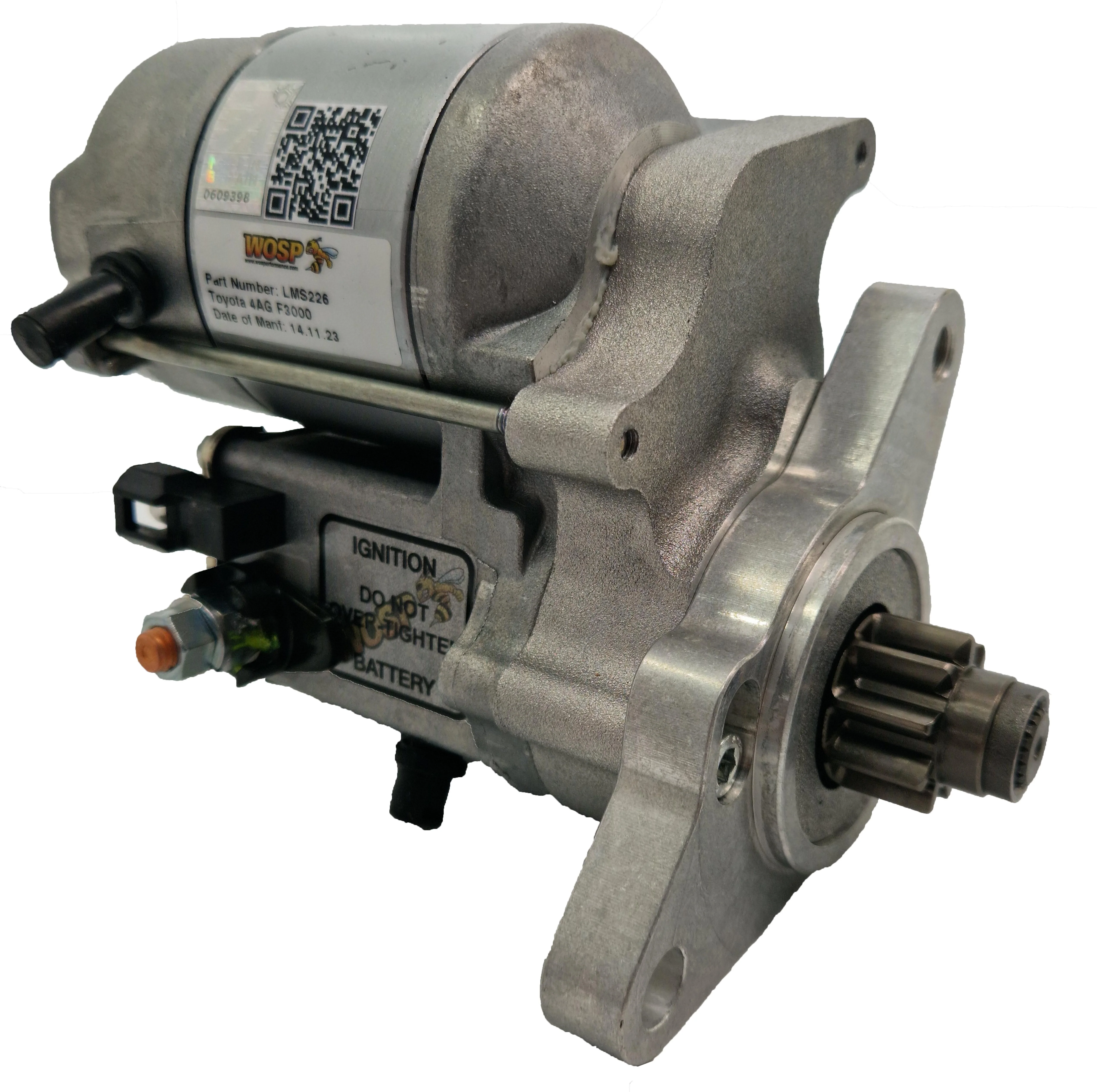 Wosp Chevron / Toyota 4AG F3000 / Novamotor high torque starter motor (LMS226)