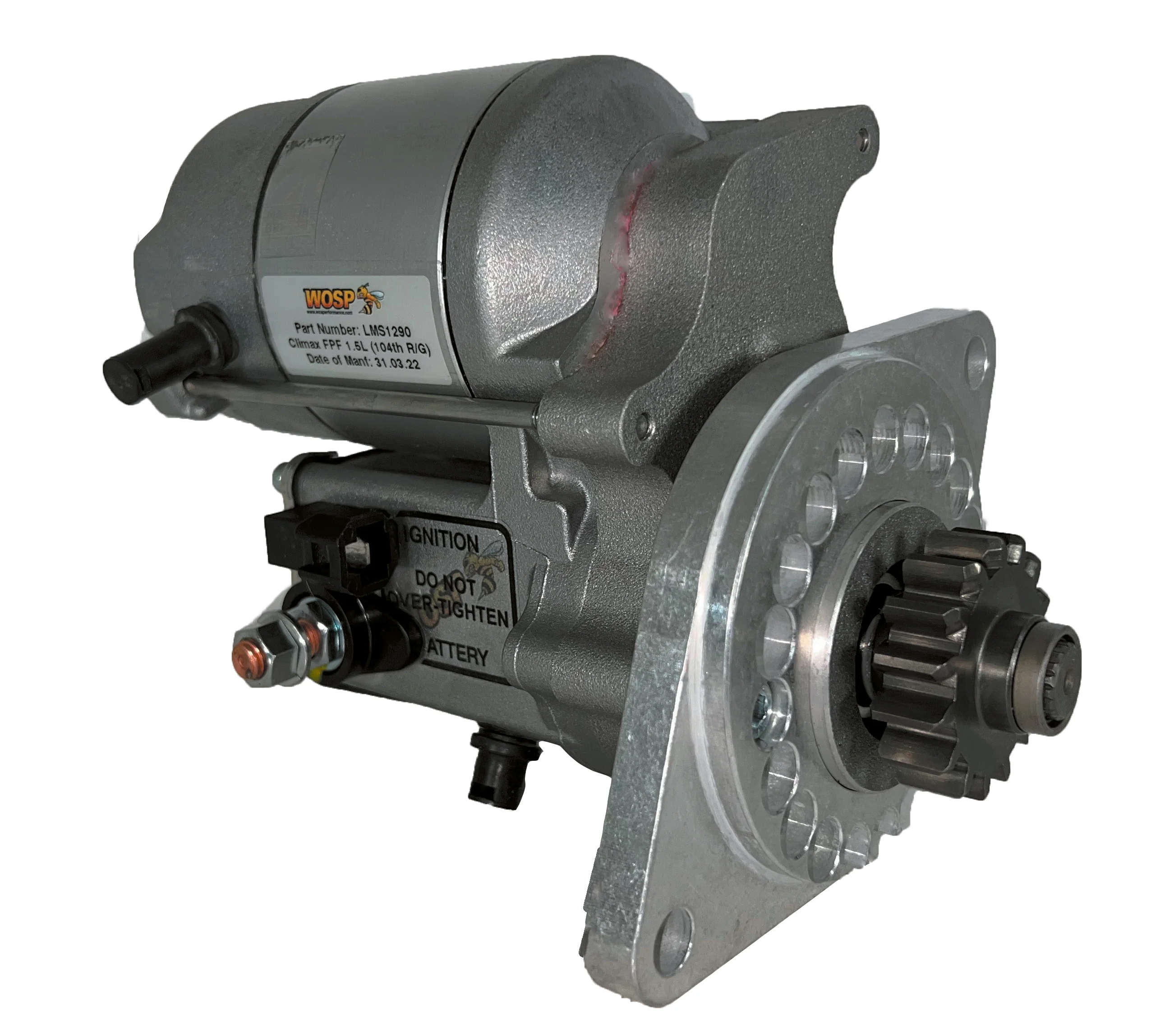 Wosp Coventry Climax FPF 1.5L (104 tooth flywheel) high torque starter motor (9 tooth) (LMS1290)