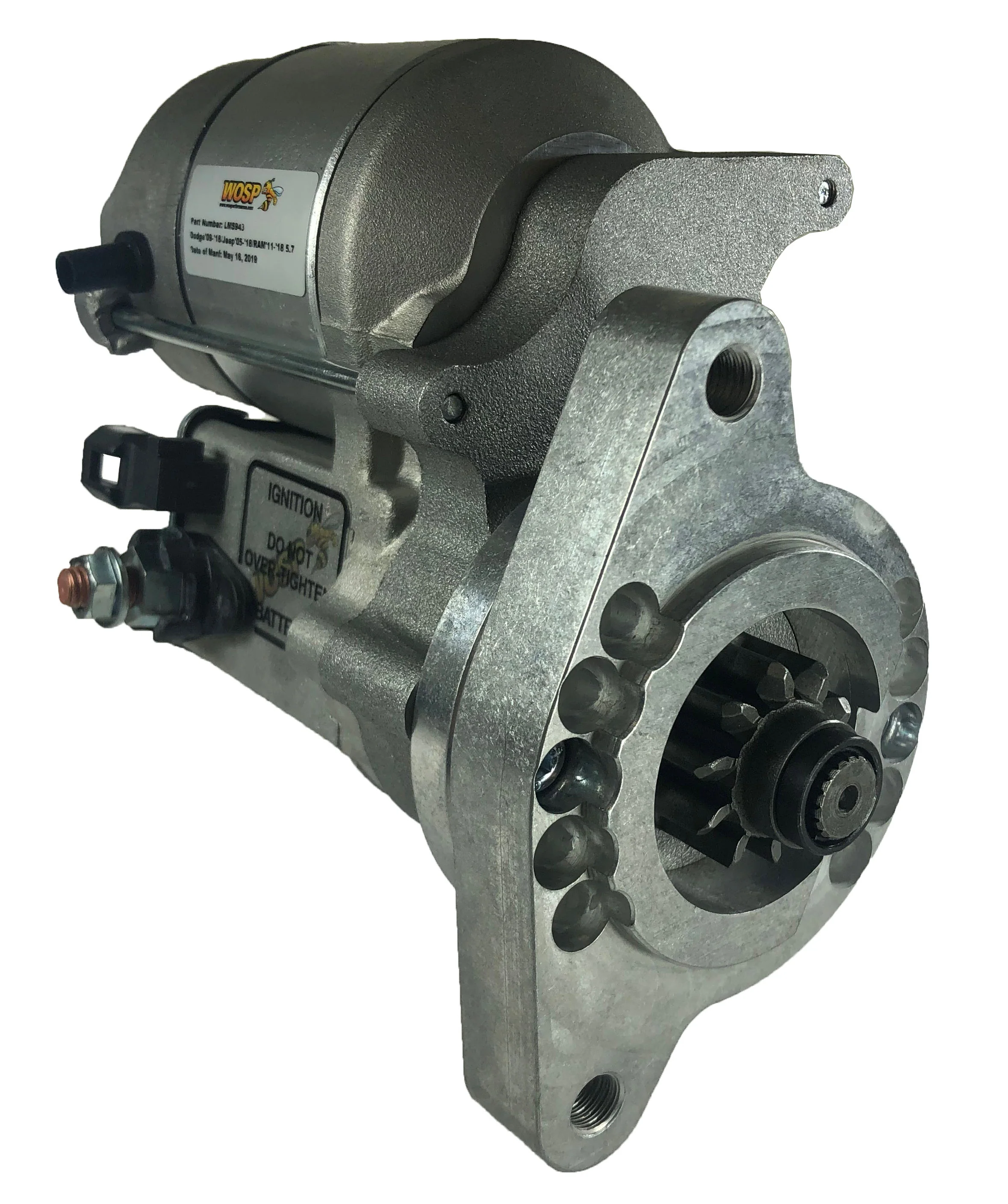 Wosp Dodge / Jeep / Ram high torque starter motor (LMS943)