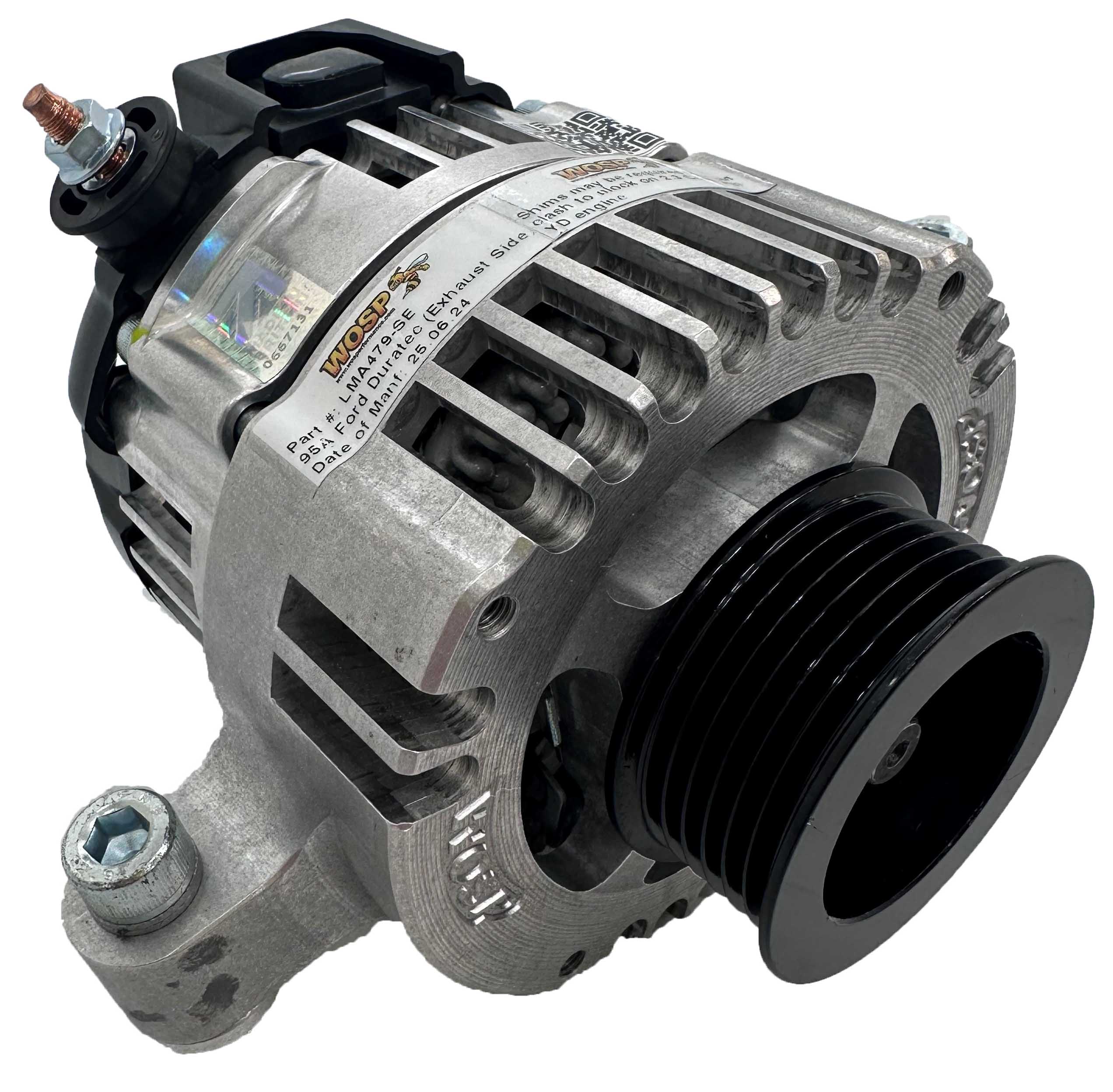 Wosp Ford Duratec 'Various' Exhaust Side 170A Self Exciting Alternator (LMA479-HO-SE)
