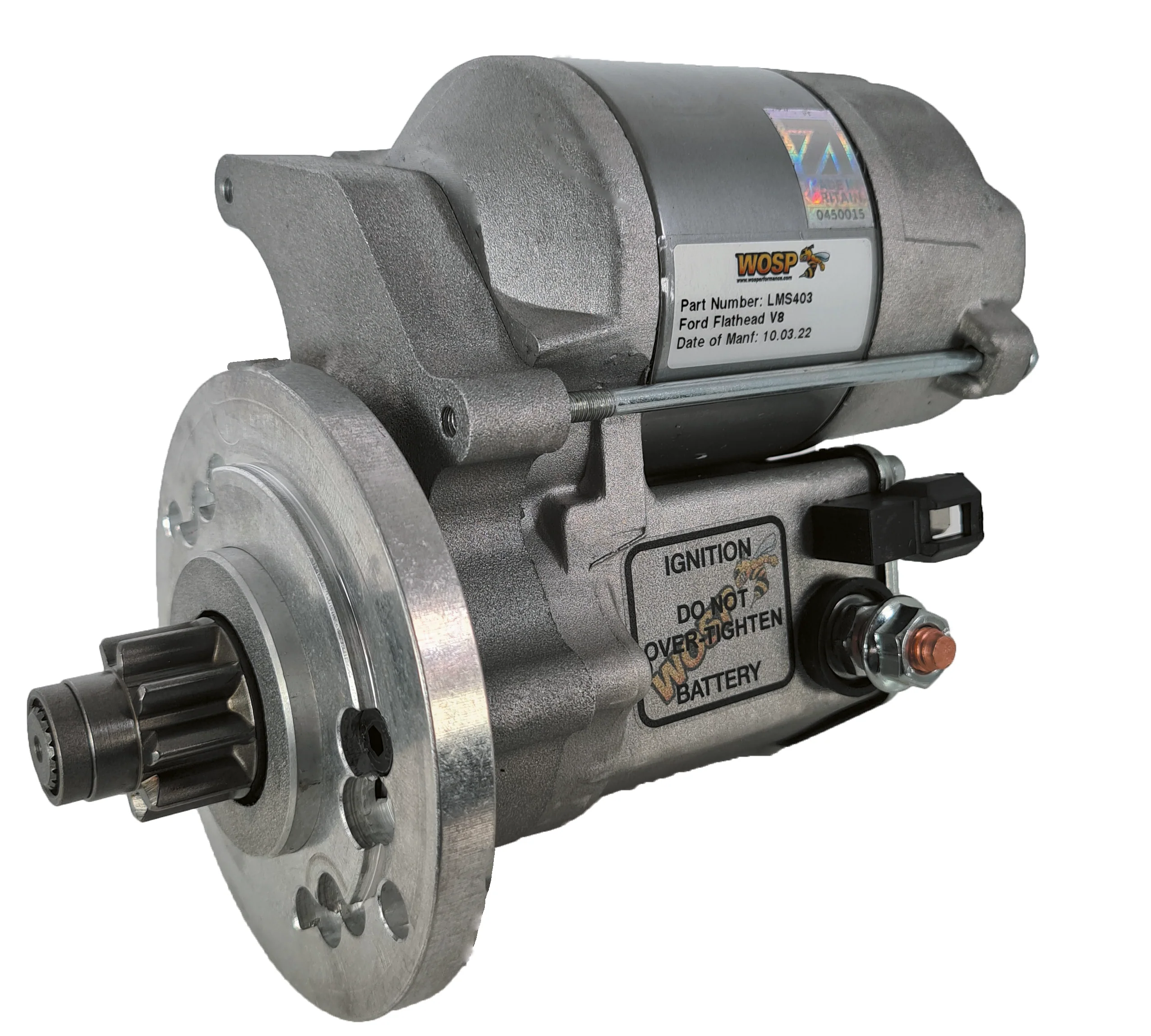 Wosp Ford Flathead V8 2N / 8N / 9N (RH - motor on top) high torque starter motor (LMS403)
