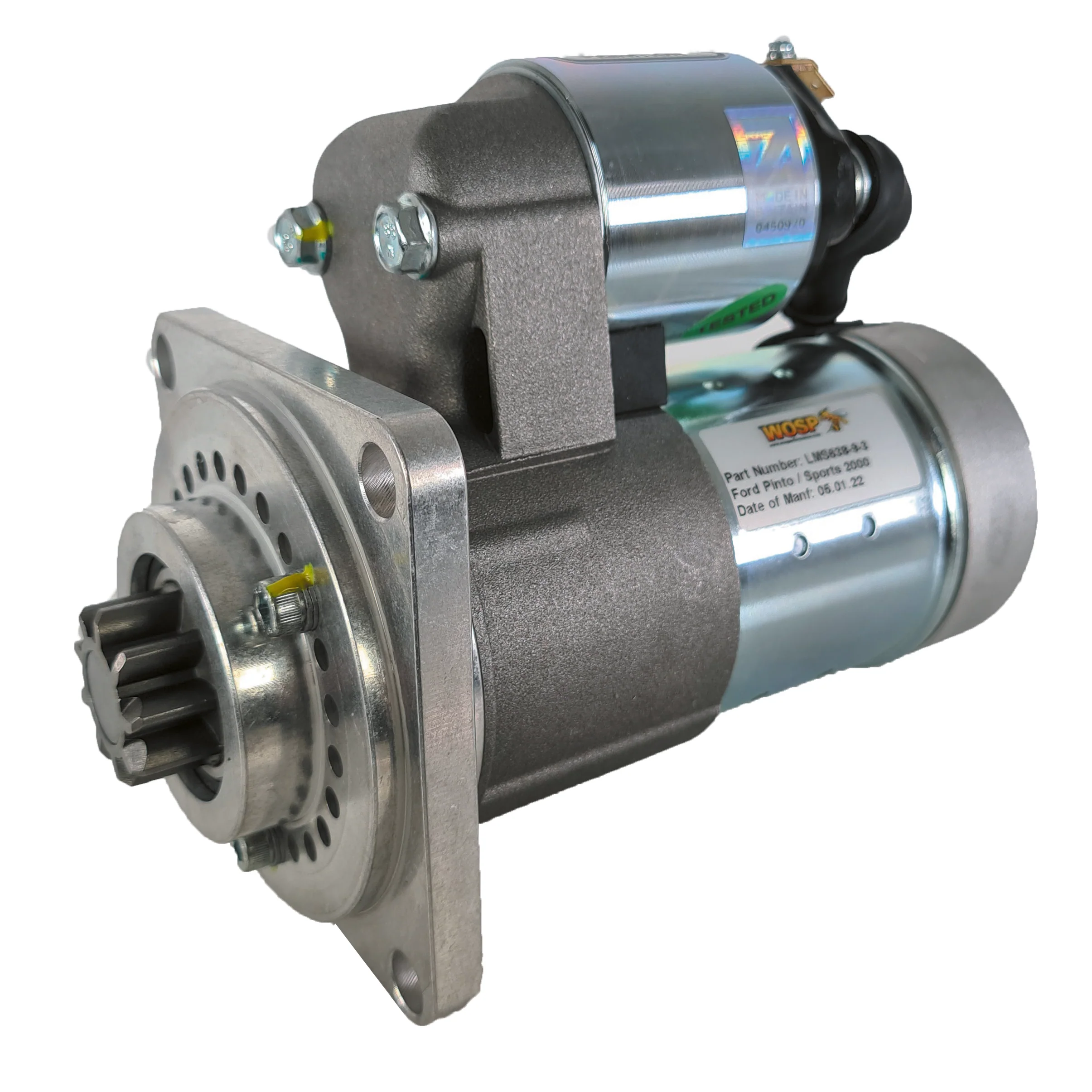 Wosp Ford Pinto engine (110 tooth ring gear) 9 tooth / 3 bolt slimline starter motor (LMS638-9-3)