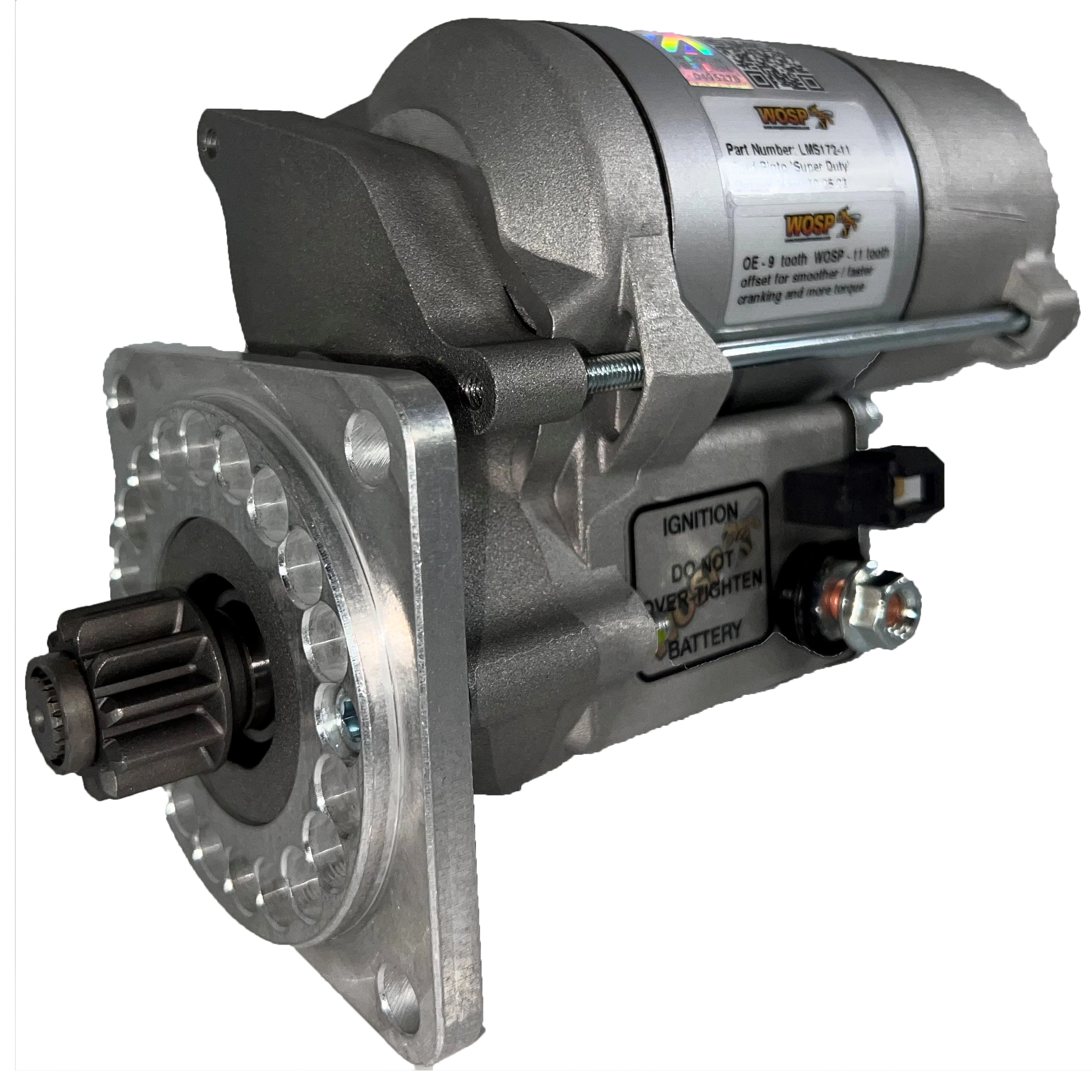 Wosp Ford Pinto (Standard 135 tooth ring gear) engine super-duty starter motor (LMS172-11)