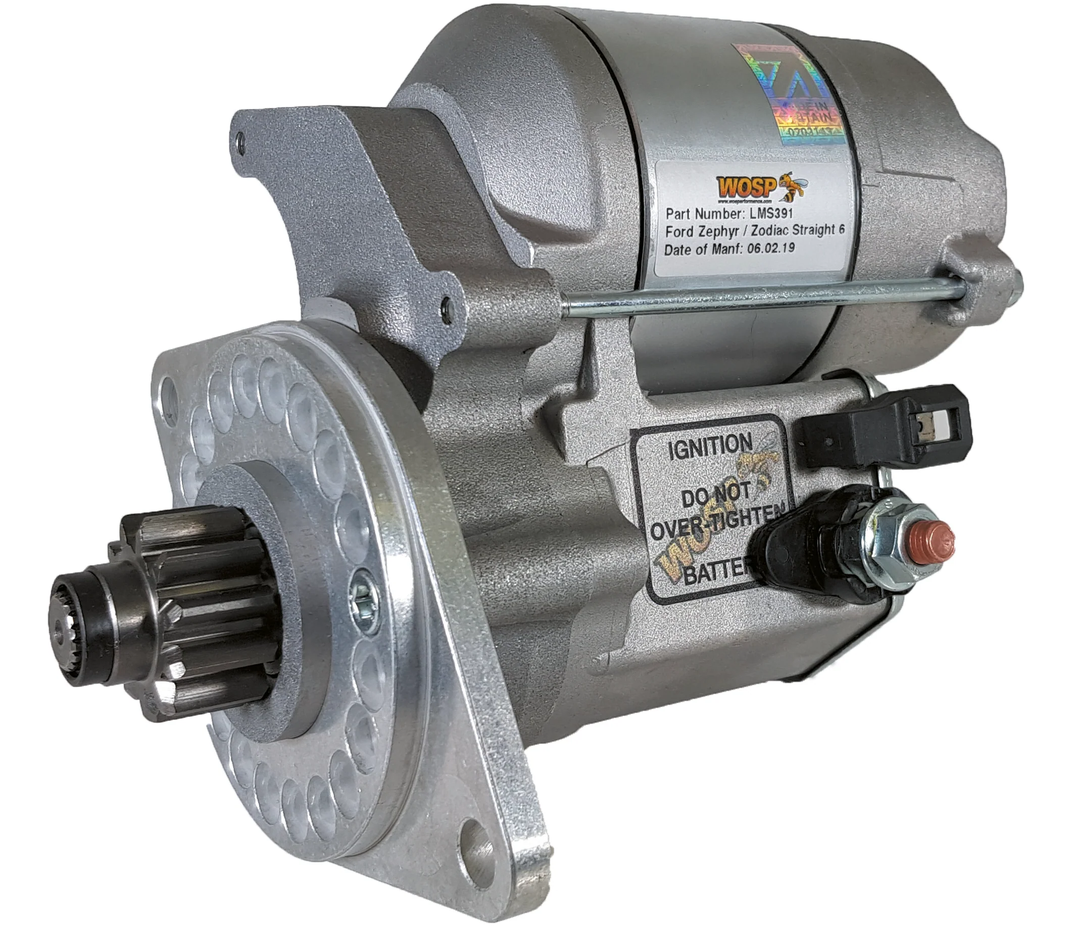 Wosp Ford Zephyr / Zodiac straight 6 (4cyl ring gear) high torque starter motor (LMS391)