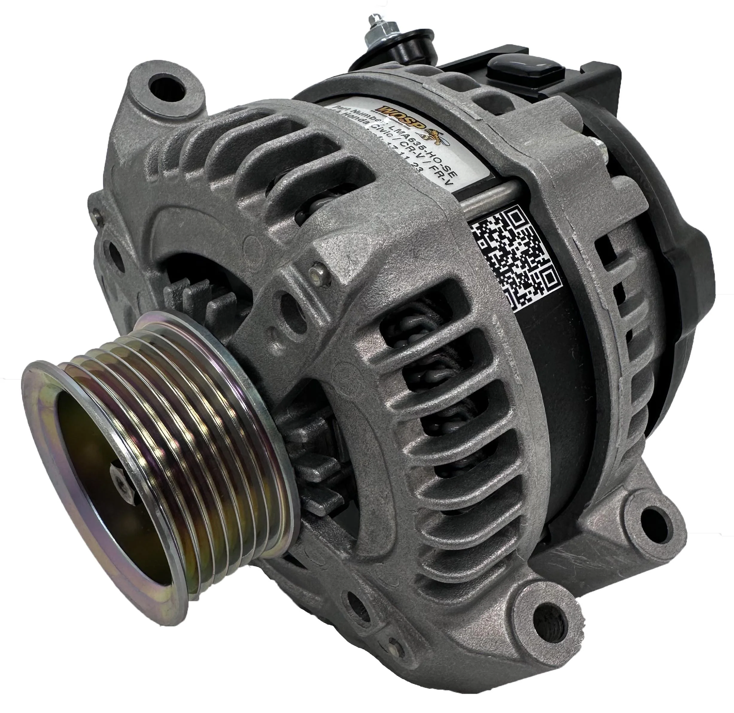 Wosp Honda Civic / CR-V / FR-V / Stream 175A Self Exciting Alternator (Terminals at Top) (LMA635-HO-SE)