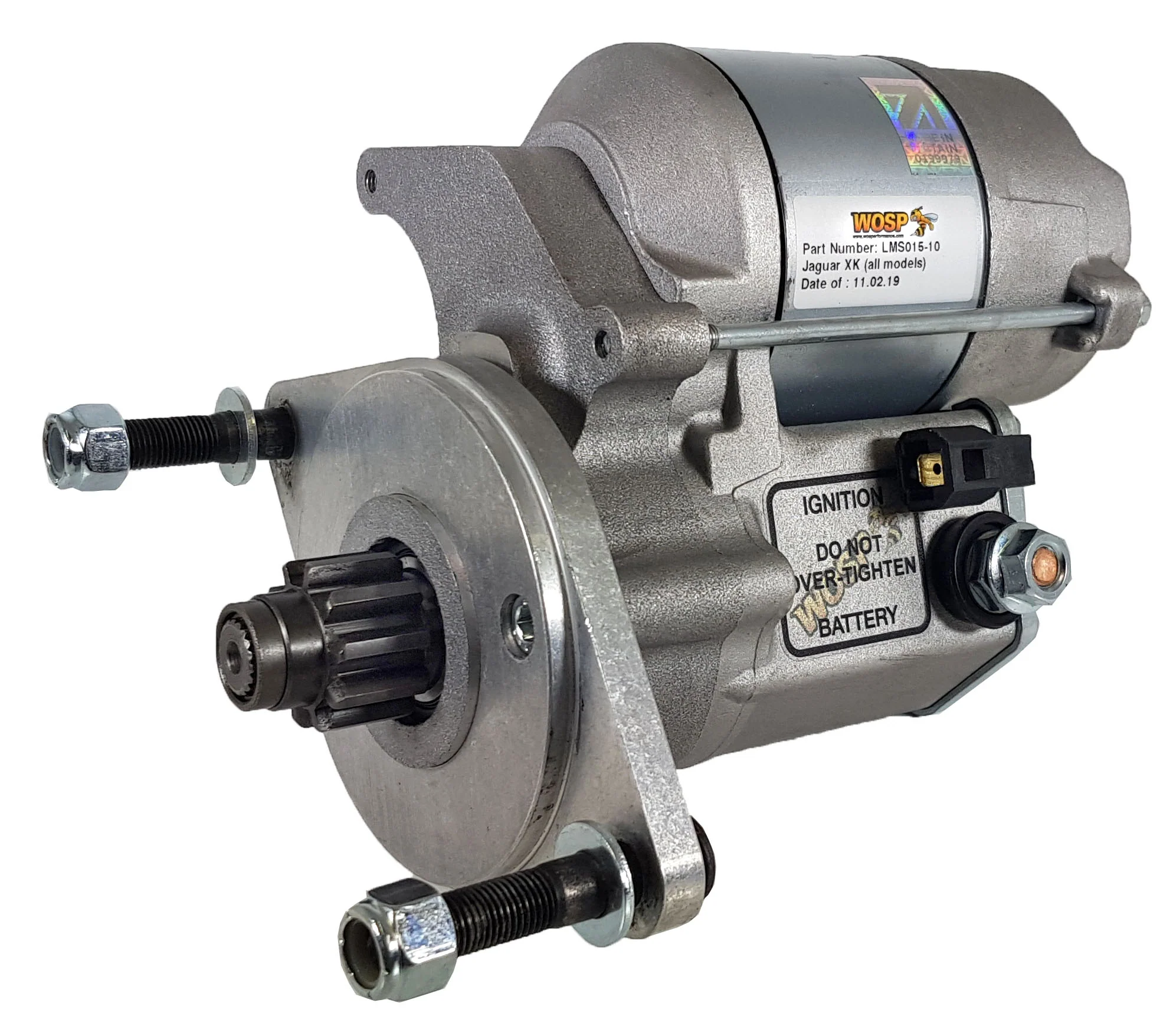 Wosp Jaguar XK (10 tooth / 132 tooth ring gear) high torque starter motor (LMS015-10)
