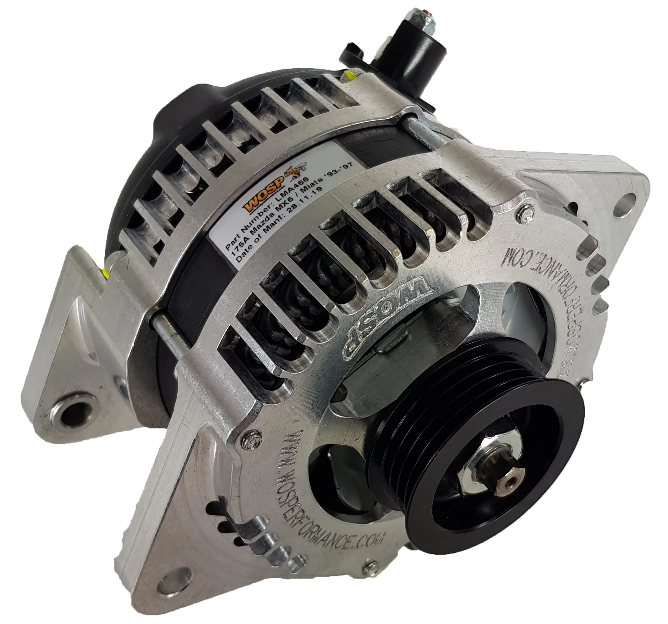 Wosp Kia & Mazda 'Various' 120A Alternator (8mm Adjuster) (LMA466-LO-8)