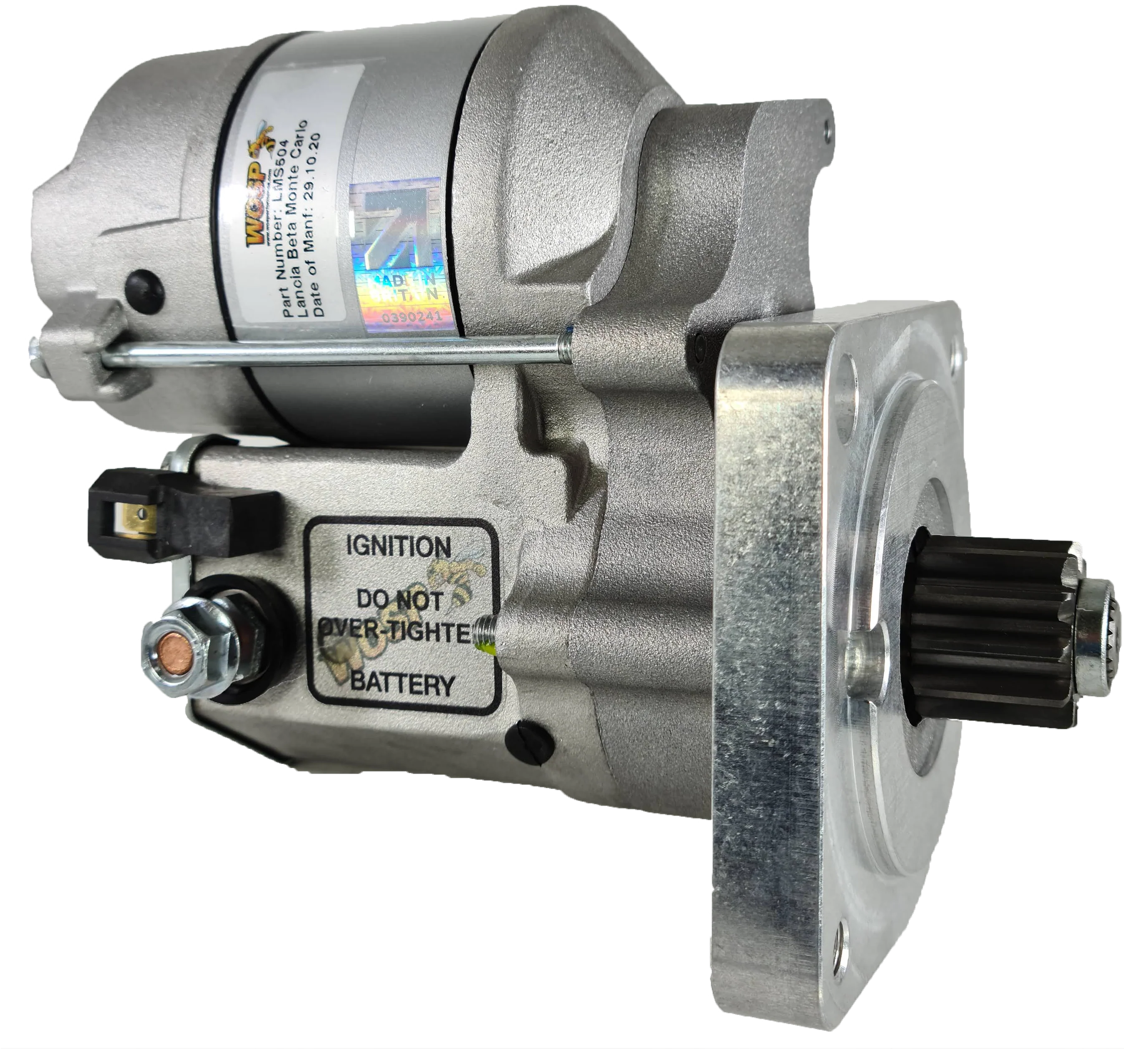 Wosp Lancia Beta Monte Carlo (Delta turbo flywheel) high torque starter motor (LMS504)