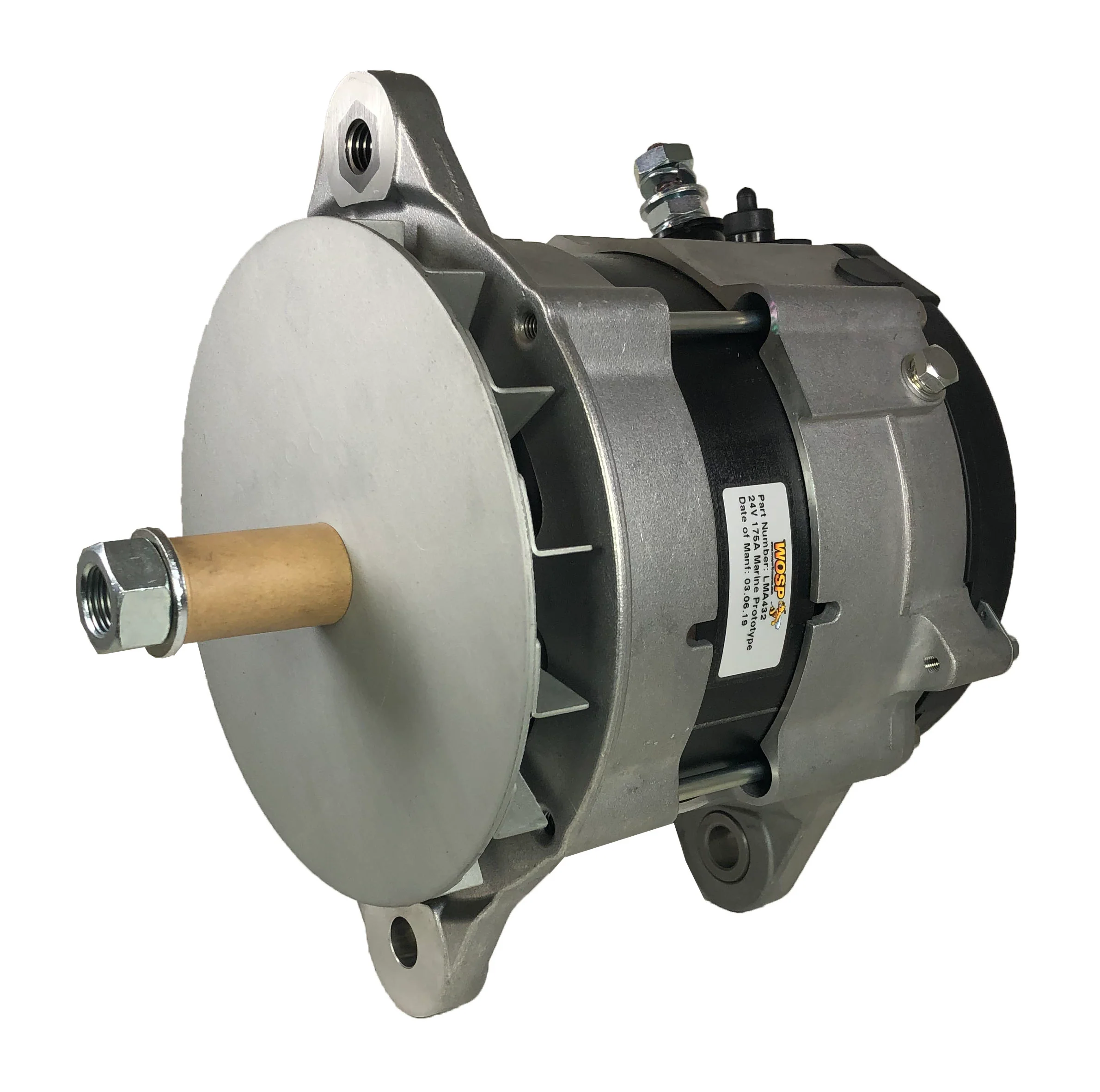 Wosp Marine 24 Volt 3-lug 330A Alternator (LMA432-HO)