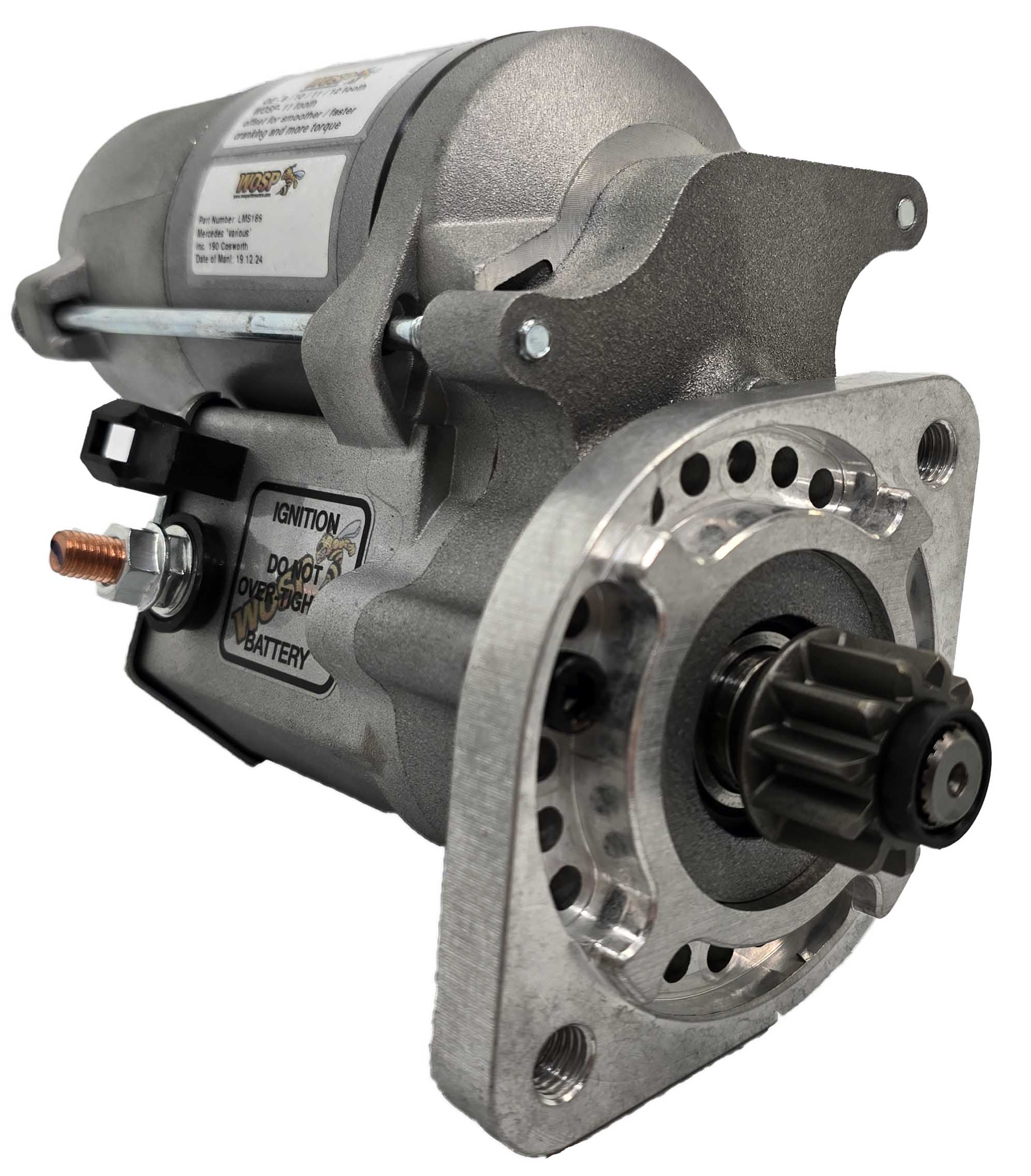 Wosp Mercedes 'various' super-duty starter motor (LMS189)