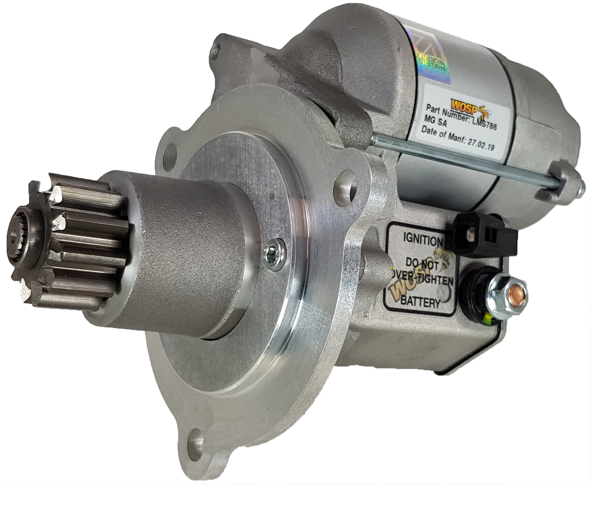 Wosp MG SA high torque starter motor (LMS786)