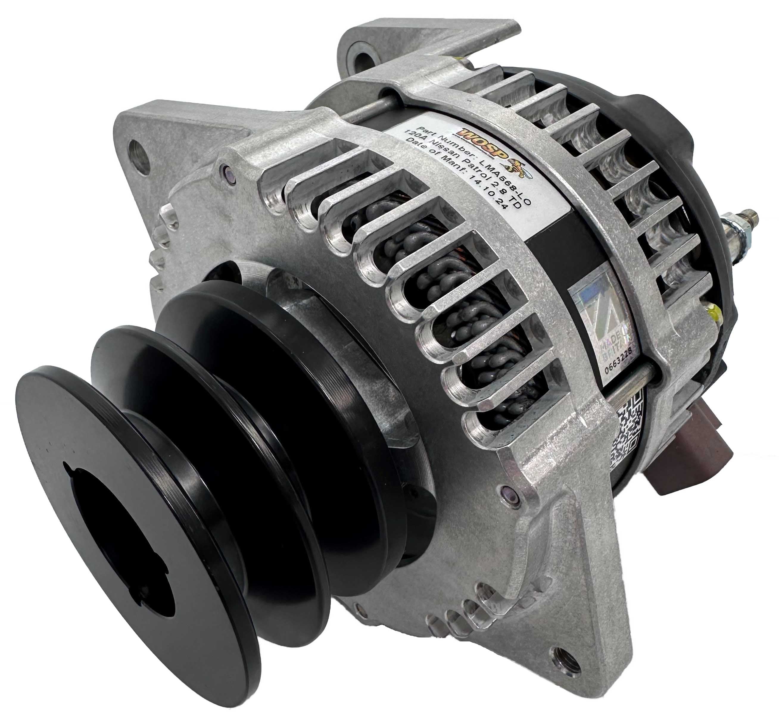 Wosp Nissan Patrol 2.8 TD 120A Alternator (LMA568-LO)