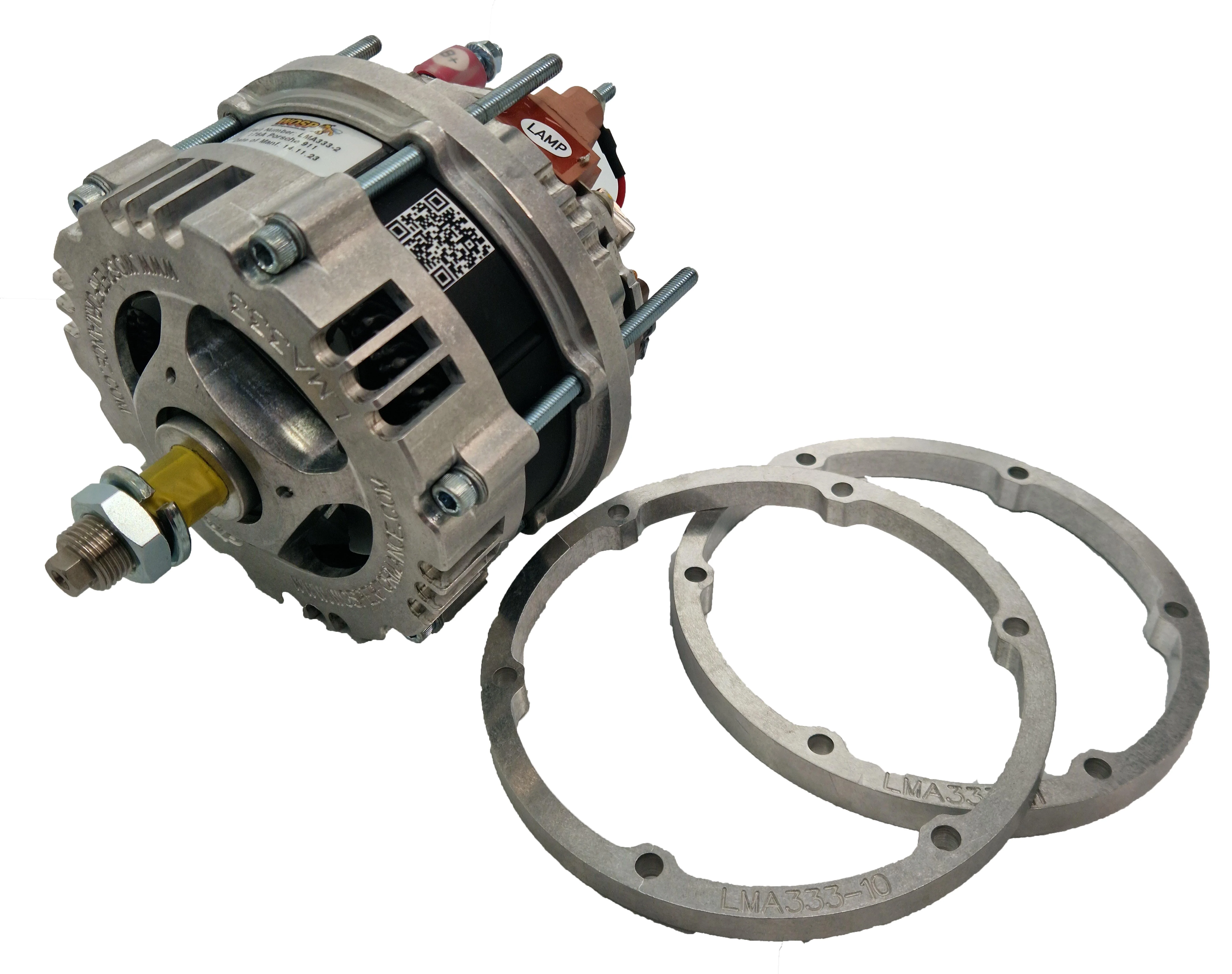 Wosp Porsche 911 120A Alternator (Late 'thin' fan housing ) (LMA333-2-LO)