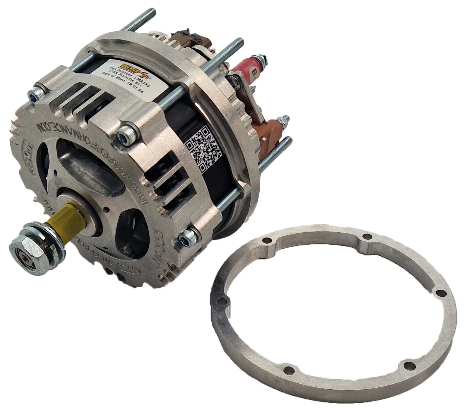 Wosp Porsche 911 120A Alternator (Mid range 'medium' fan housing) (LMA333-1-LO)