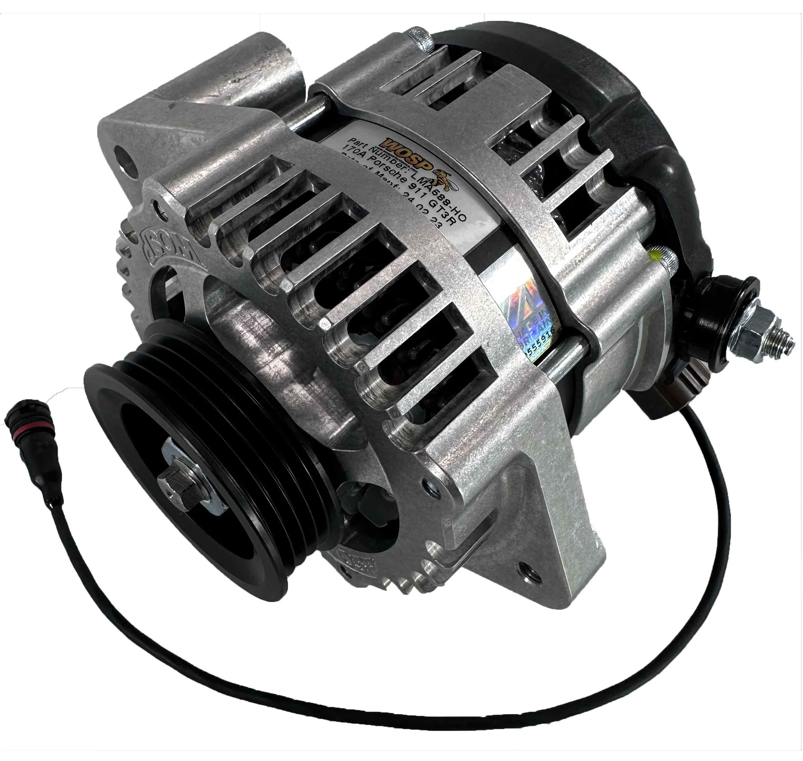 Wosp Porsche 911 RSR GT3 (non CAN Communications) 4PK/65mm Ø 170A Alternator (LMA588-HO)