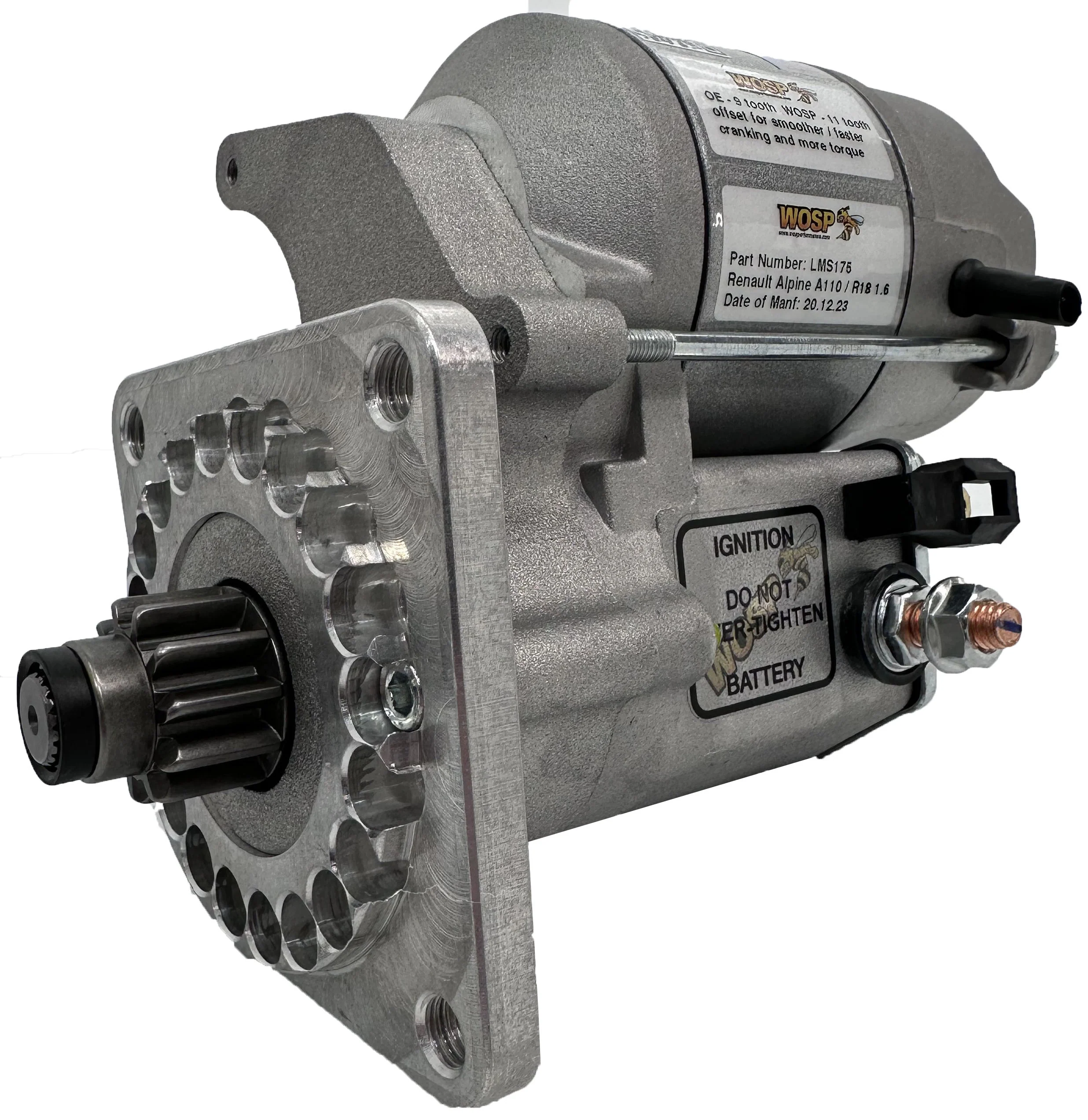 Wosp Renault Alpine A110 / R18 1.6 high torque starter motor (LMS175)